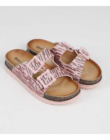 mules à boucles avec strass Réf : 2555